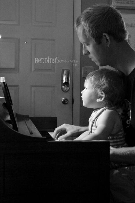 141 piano with daddy